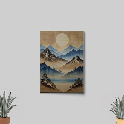 Japanese Wall Art, Minimalist Wall Art, Neutral Abstract Art, Modern Minimalist, Zen Wall Art, Zen Printed Wall Art, Japanese Art Print, Canvas Wall Art, Decor