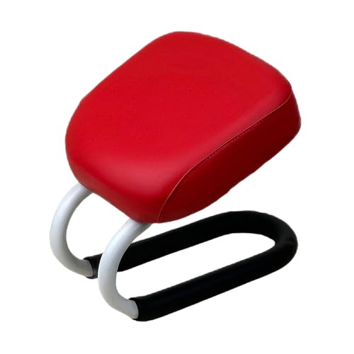 Colaxi Meditation Stool for Adults, Meditation Bench Kneeling Stool, Ergonomic Portable Chair with Anti Slip Cover, Adjustable Prayer Bench Seat for Home Studio Praying Yoga, Style A Red - color: Style a Red