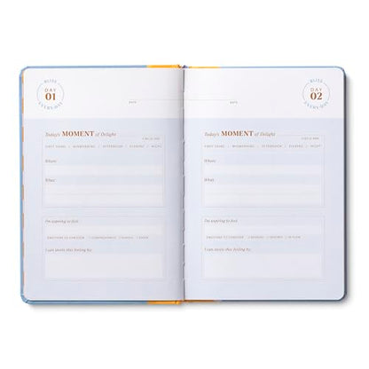 Compendium – Bliss Every Day Guided Journal: A Daily Practice for Harmony and Delight – A 5-Minute a Day Personal Growth Notebook – An Inspiring Daily Journal for Forming New Habits - color: Bliss Lavender
