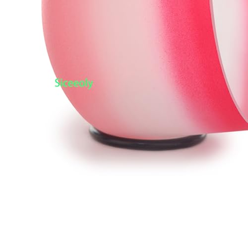 8 inch F Note 432HZ Light Pink Singing Bowl Frosted Quartz Heart Chakra Meditation Sound Healing with Durable Carrying Case Suede Striker O-ring - color: Candy Pink, size: 8 inch