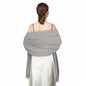 Shawl Wraps for Women Pashmina Shawls and Wraps for Evening Dresses Large Soft Scarf Winter Scarf Wedding Shawl… - color: Light Grey