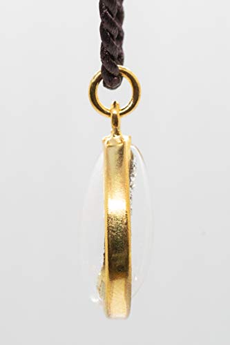 Artschatz Weekday Birthday Buddha Golden Colorful Thai Pendant, Amulet, Necklace, Charm, Sunday, Monday, Tuesday, Wednesday, Thursday, Friday, Saturday - style: Sunday - Phra Tawai Natra “Restraint”