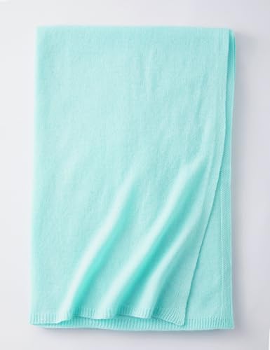 Soft Cashmere Blend Wrap Chic Scarf Stole for Women Wayfarer Travel Extra Large 87"x28" - color: Celeste