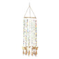 Deco 79 Gold Metal Eclectic Windchime 7 x 18 Inches