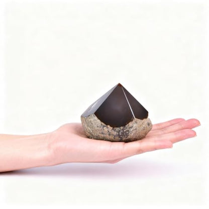 Natural Agate Wand Stabilizer Stone Medium Irregular Pillar 1.1-1.7Lbs for Spiritual Grounding Feng Shui Astrology Altar - color: Natural, size: 1.1-1.7 Pound