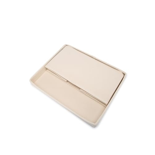 Foldable Storage Bins with Lids Cotton Canvas Rectangular Storage Box Ideal for Organization Lightweight and Durable (S) - size: ‎13.77x 11.02 x 7.08"