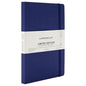 myPAPERCLIP Limited Edition A5 Checks/Square Grid Notebook | 192 Pages, 100 GSM, Soft Cover, A5 (5.83 × 8.27 in) | Flat Lay | Bookmark & Elastic Closure | Blueberry - color: Blue-Berry, style: Checks