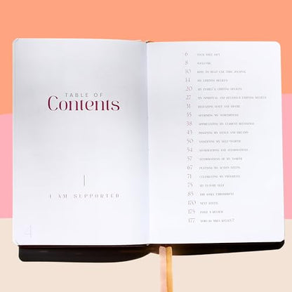Manifestation Journal - Worthy of Abundance - Manifest Rich Life, Develop Millionaire Money Mindset - Daily Guided Gratitude Luxury Miracle Planner with Prompts for Women & Men Gift - color: Pink