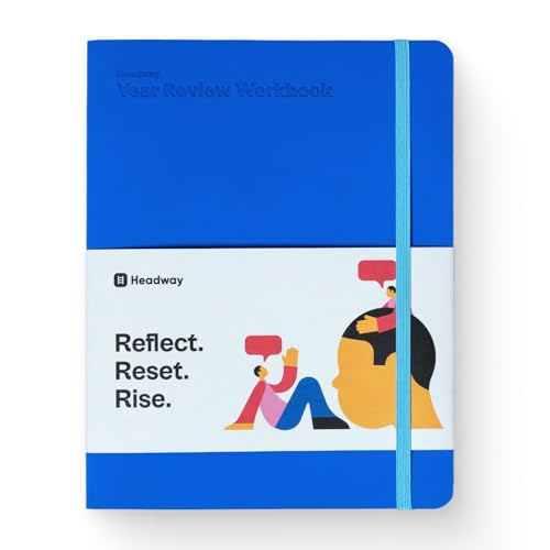 Headway Review Workbook – Birthday Reflection & Resolution Journal, Year-in-Review & Next-Year Planning, Gratitude Self-Growth Mindset Journal with Prompts, Memory Therapy Workbook, Self-Care Mental Health Gift for Women & Men