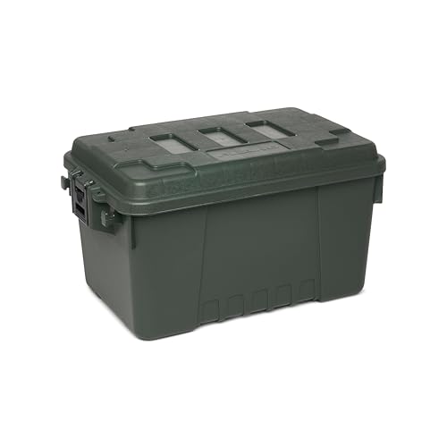 Plano Sportsman Trunk, OD Green, Small, Lockable Storage Box, Airline Approved Sportsman Trunk, Hunting Gear and Ammunition Bin, Heavy-Duty Containers for Camping, 56-Quart - color: Olive Drab, style: Small