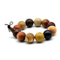 Zen Dear Unisex Natural Colorful Wood Buddhist Prayer Beads Bracelet Necklace Tibetan Mala Prayer Beads - style: 20mm 12beads