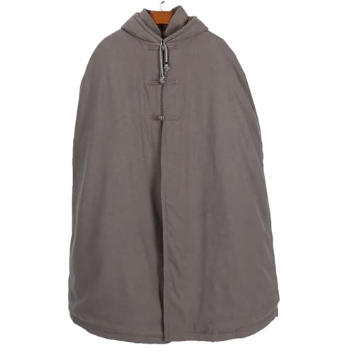 Winter Meditation Cloaks,Winter Meditation Cloaks Cotton Coats Cotton Coats Warm Laymen'S Thickened Meditation Cloaks - size: Small