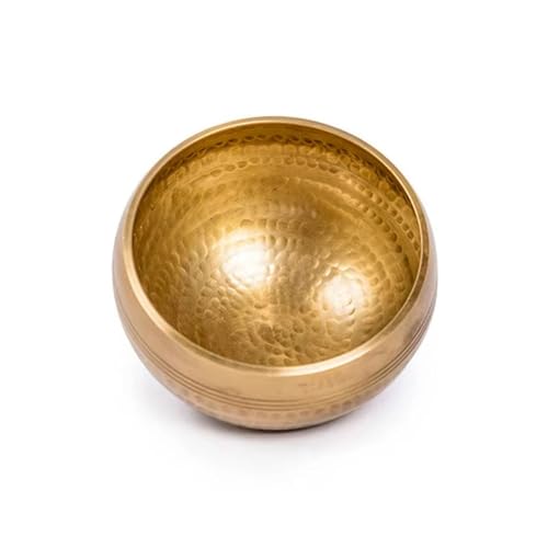 Tibetan Handmade Brass Singing Bowl, Yoga Meditation Bowl for Sound Healing Stress Relief 1pc(12cm) - size: 12cm