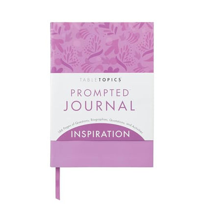 TableTopics Inspiration Prompted Journal for Women with Questions, Quotes, Biographies, & Creative Tasks for Increased Motivation, Improved Mood, Self-Confidence, Wellness, & Personal Development - style: Inspiration