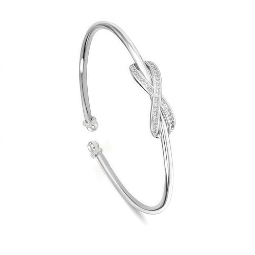 Handmade 925 Sterling Silver Bangle Bracelet Simple Silver/Gold Adjustable Cuff Bangles Durable Stainless Steel bracelet for Men &Women Daily Jewelry Gift for Anniversary Birthday Gift - color: Color 20