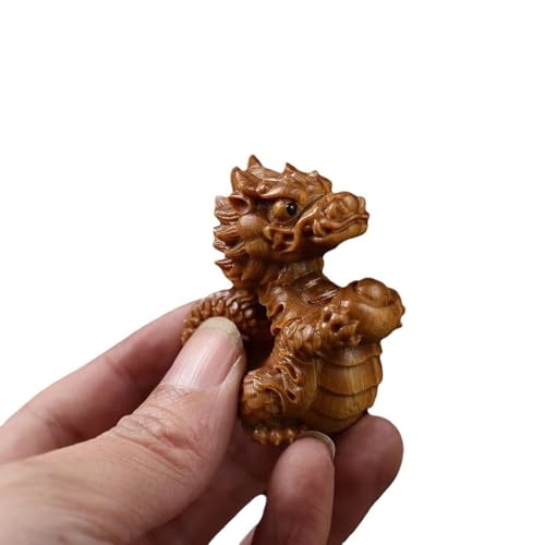 Antique Wildlife Wooden Statue Accents Zen Meditation Wood Sculpture Decor for Living Room Spa Or Yoga Studio Centerpiece Books Living Room Bedroom Ornament