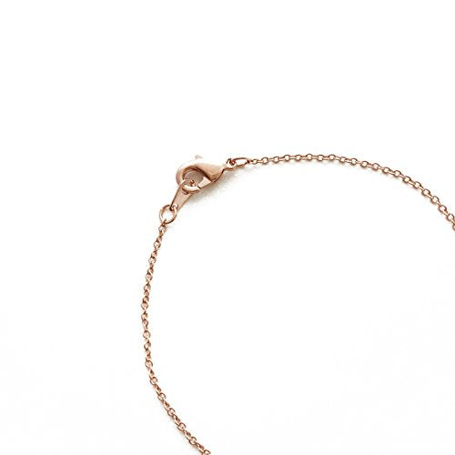 Honeycat Thin Chain Plain Bracelet in Gold, Rose Gold, or Silver | Minimalist, Delicate Jewelry - color: Rose Gold