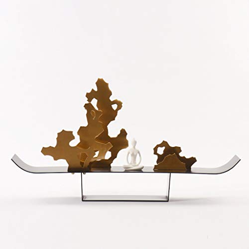New Chinese Zen Metal Rockery Ornaments Dry Landscape Tea Room Living Room Entrance Hotel Home Decoration