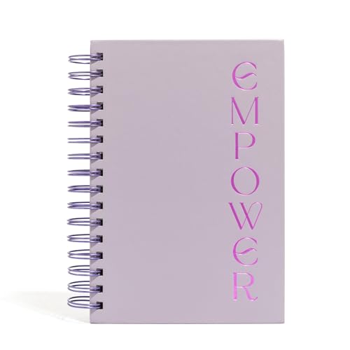 Mental Health & Shadow Work Journal: Empower – Guided Prompts for Reducing Anxiety, Building Mindfulness, Emotional Healing, Self Awareness & Growth" - color: Purple, size: Sprial