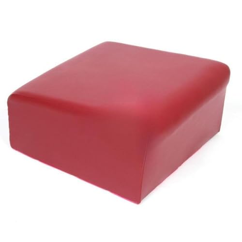 Colaxi Meditation Bench Prayer Cushion for Knees Portable Wooden PU Leather Kneeler Pad Kneeling Stool Meditation Cushion for Indoor