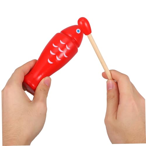 Yardwe 1Set Wooden Block Percussion Instrument for Rhythm Stick Musical Compact Lightweight for Teaching Basic Rhythm Techniques for Home Classroom Use