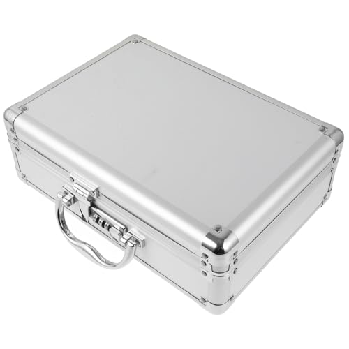 Aluminum Alloy Portable Storage Box Large Capacity Emergency First Aid Kit Hard Briefcase for Travel Tool Organizer Home and Outdoor Use
