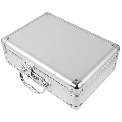 Aluminum Alloy Portable Storage Box Large Capacity Emergency First Aid Kit Hard Briefcase for Travel Tool Organizer Home and Outdoor Use