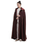 Unisex Meditation Buddhist Cloak Warm Plush Meditation Outerwear Meditation Prayer Outfit Coat Traditional Monk Robe - color: Coffee, size: Medium