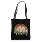 Retro Yoga Heartbeat Yogi Meditation Vintage Men Women Lotus Tote Bag
