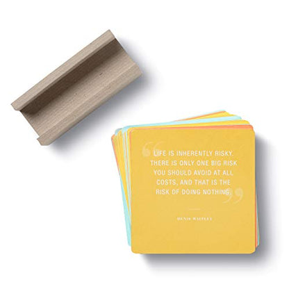 Compendium Weekly Reflections Card Set — 52 Inspiring Quotes, One Card for Each Week of the Year, Includes Desktop Display Stand - color: Weekly Reflections Card Set