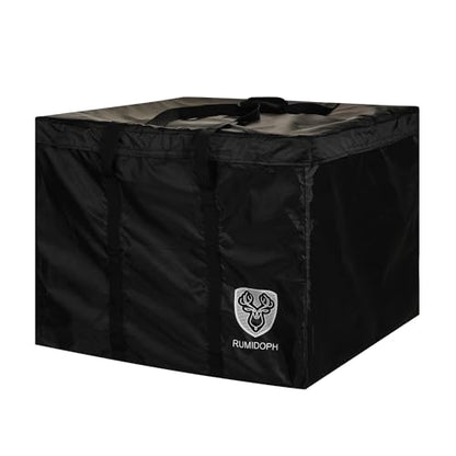 Outdoor Cushion Storage Bag Waterproof Square Large Patio Storage Bags with Zipper for Outdoor Furniture Cushion, 32 x32 x24IN - size: 32x32x24IN