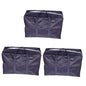 Totority 3pcs Luggage Storage Bag Large Capacity Non-Woven Organizer for Comforters Clothes Quilts and Bedding Travel-Friendly Strong Handles for Moving and Outdoor Camping Small