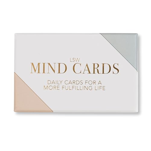 Mind Cards | 45 Cards for Daily Rituals, Gratitude & Journaling for Men and Women | Simple Steps to Positive Habits, Self Care for Busy Lives & Careers