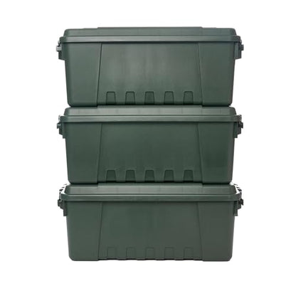 Plano Storage Trunks - color: Olive Drab, style: Medium - 3 pack