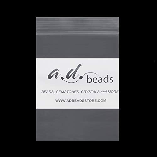 AD Beads 8mm Natural Round Loose Beads 110 Pieces, for Making 108 Mala Prayer Beads Necklace, Bracelet & Yoga Meditation, Jewelry Design （Black Larvikite） - color: Black Larvikite, size: 8mm-110pcs