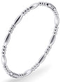 Stainless Steel Bamboo Design Bracelet Titanium Steel Bangle - color: Water Silver