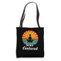 Stay Centered Vintage Meditation Tote Bag