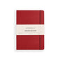 myPAPERCLIP Limited Edition A5 Plain Notebook | 192 Pages, 100 GSM, Soft Cover, A5 (5.83 × 8.27 in) | Flat Lay | Bookmark & Elastic Closure | Claret - color: Claret, style: Plain