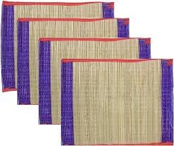 Generic Multicolor 18x18 inch Yoga Mat for Pooja