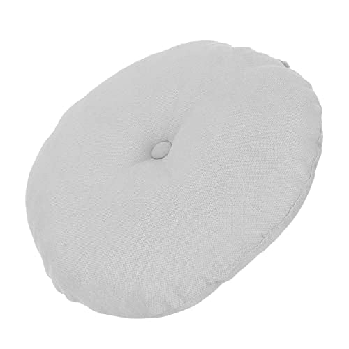 Toddmomy Large Grey Meditation Cushion for Comfortable Floor Seating Traditional Japanese Zafu Pillow for Yoga and Relaxation Tatami Mat Sturdy Cover