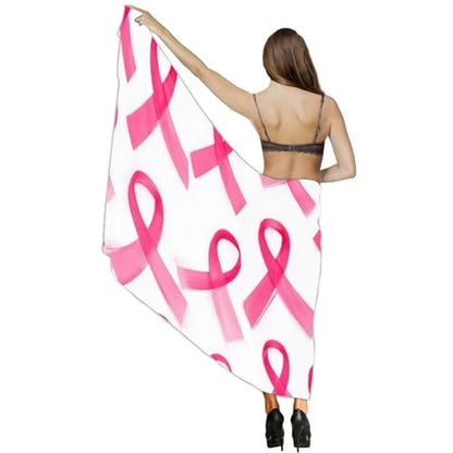 Fashion Travel Swimwear Bikini Wrap All Seasons Chiffon Scarf Beach Yarn Shawl - color: Color973