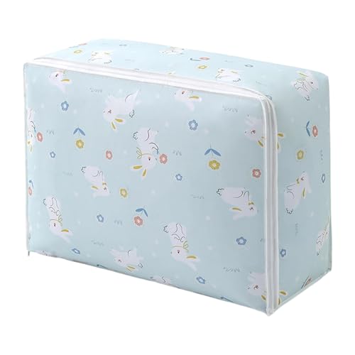 Multipurpose PEVA Storage Bag Sturdy Zippered Designs for Bedding Clothes Travel Accessories Space Saving Storage Bag for Bedding - color: I