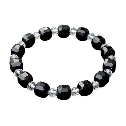 The Alchemist's Arcanum Adjustable Beaded Wrist Accessory for Men and Women, Stretch Fit Stone Bead Jewelry for Daily Wear and Gifting - color: Sulemani Hakik
