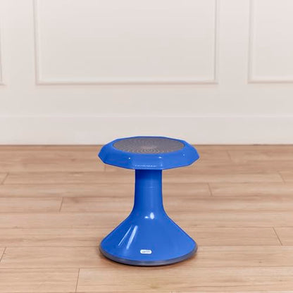 ECR4Kids ACE Active Core Engagement Wobble Stool, 15-Inch Seat Height, Flexible Seating, Blue - color: Blue
