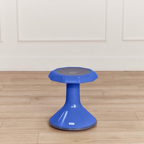 ECR4Kids ACE Active Core Engagement Wobble Stool, 15-Inch Seat Height, Flexible Seating, Blue - color: Blue