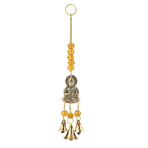 Incense Garden Windchime Brass - 8 Inches Length (Buddha) - color: Buddha