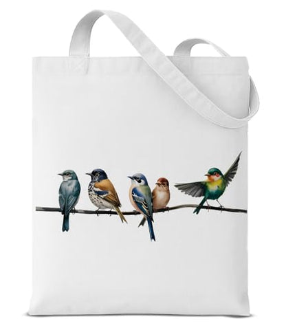 Aesthetic Canvas Tote Bag for Women，Cute Double-Sided Pattern Shoulder Bag