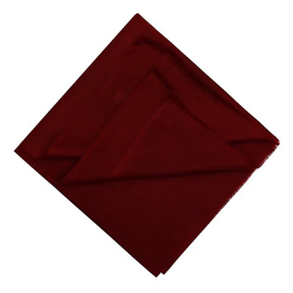 Handmade Wool Meditation Shawl Yoga Prayer Shawl For Spiritual Healing Practice Wrap Blanket for Men &Women - color: Red