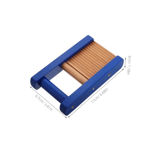 Toddmomy Wooden Scraper Board Safe and Musical Instrument for Early Education Promotes Creativity and Group Play Classrooms and Daycares