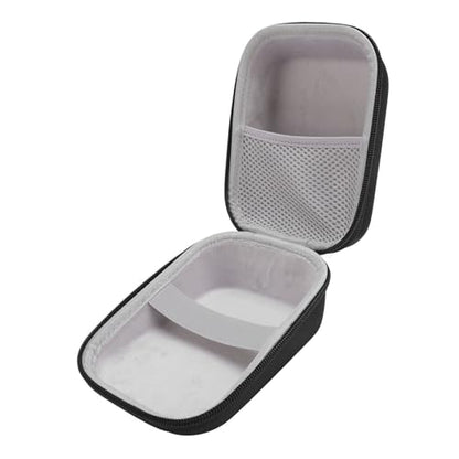 GOWENIC Portable Travel Bag, EVA Nylon Hard Shell Storage Case with Handle and Mesh Pouch, Compact Organizer for Daily Commute and Travel Accessories